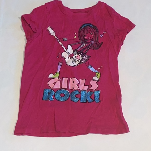 LOT OF 7 GIRLS TOPS TEES TANK MEDIUM M (7-8) - Picture 3 of 8
